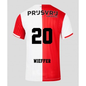 Feyenoord Mats Wieffer #20 Hjemmebanetrøje 2023-24 Kort ærmer